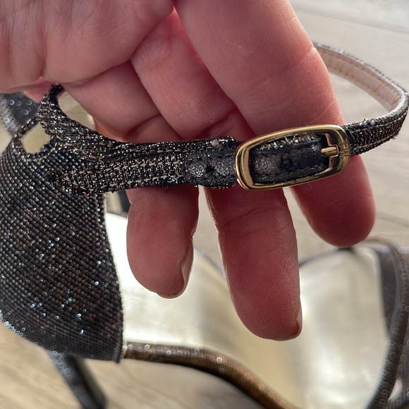 Stuart Weizman Nudist high heel sandal pyrite color size 7 MINT! - Picture 8 of 8